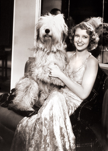 MacDonald with her dog