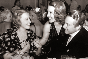 MacDonald with Norma Shearer & Gene Raymond