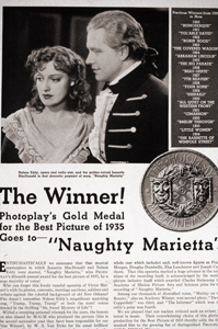 Gold Metal Award  1935