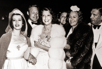 MacDonald with Lily Pons, Grace Moore & John McCormack