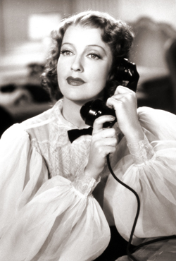 Jeanette MacDonald on the telephone